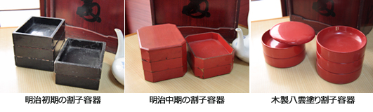 割子容器の変遷 割子容器の変遷